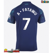 Camisa de Futebol Leicester City Issahaku Fatawu #7 Equipamento Secundário 2025-26 Manga Curta